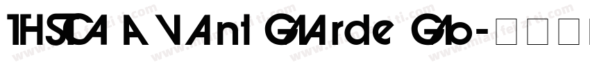 ITC Avant Garde Go字体转换
